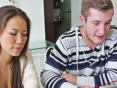 Kalina Ryu In Studying Turns Into Fucking Porn Videos